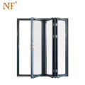 PVC Plastic accordion horizontal folding patio door